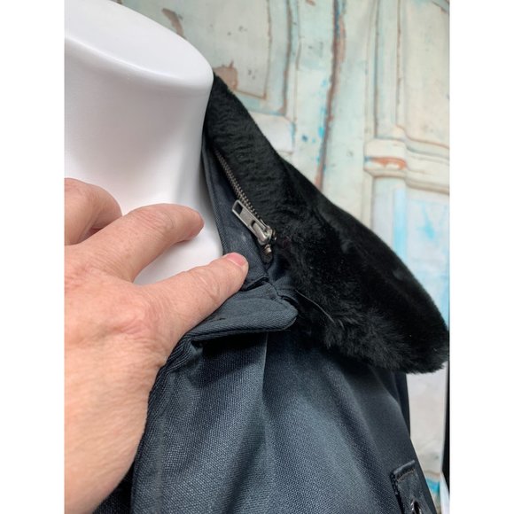 Golden Fleece Uniform Outerware Bomber Style with Faux Fur Collar Size 38 ** - Picture 5 of 16